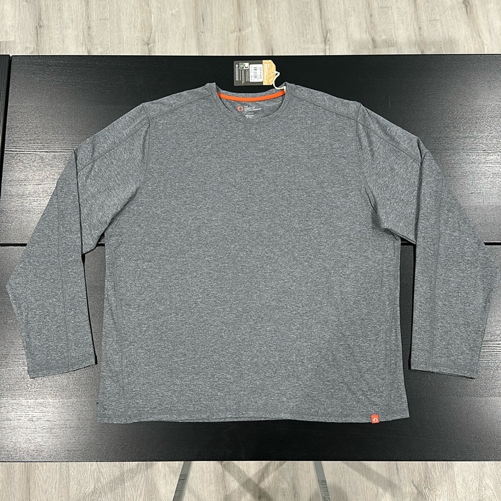 The American Outdoorsman Heather Grey Long Sleeve Shirt - 2XL